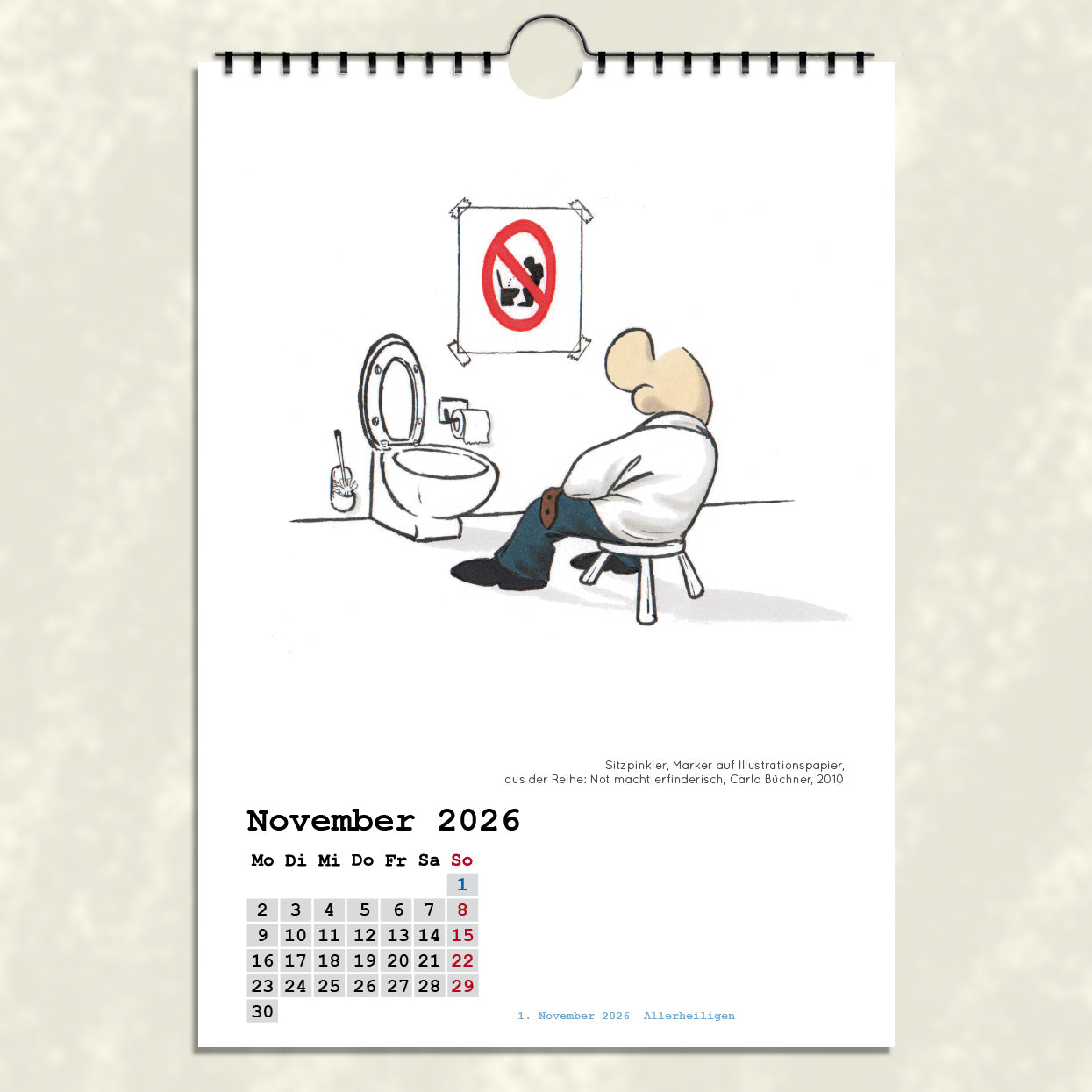 Carlo Büchner | Best Of Cartoons | Cartoonkalender 2026