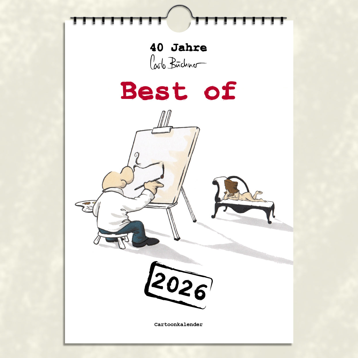 Carlo Büchner | Best Of Cartoons | Cartoonkalender 2026