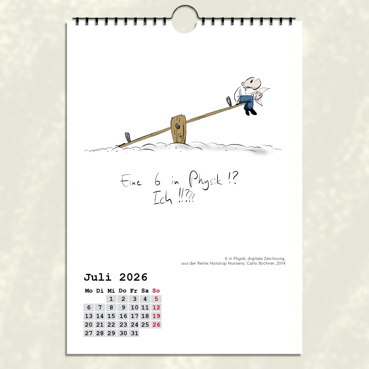 Carlo Büchner | Best Of Cartoons | Cartoonkalender 2026