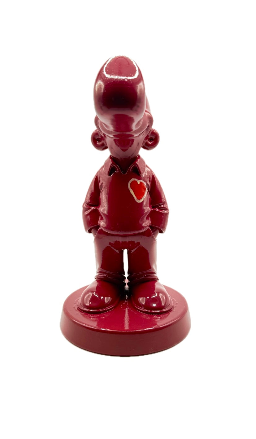 Ray Skulptur - Rot mit Herz