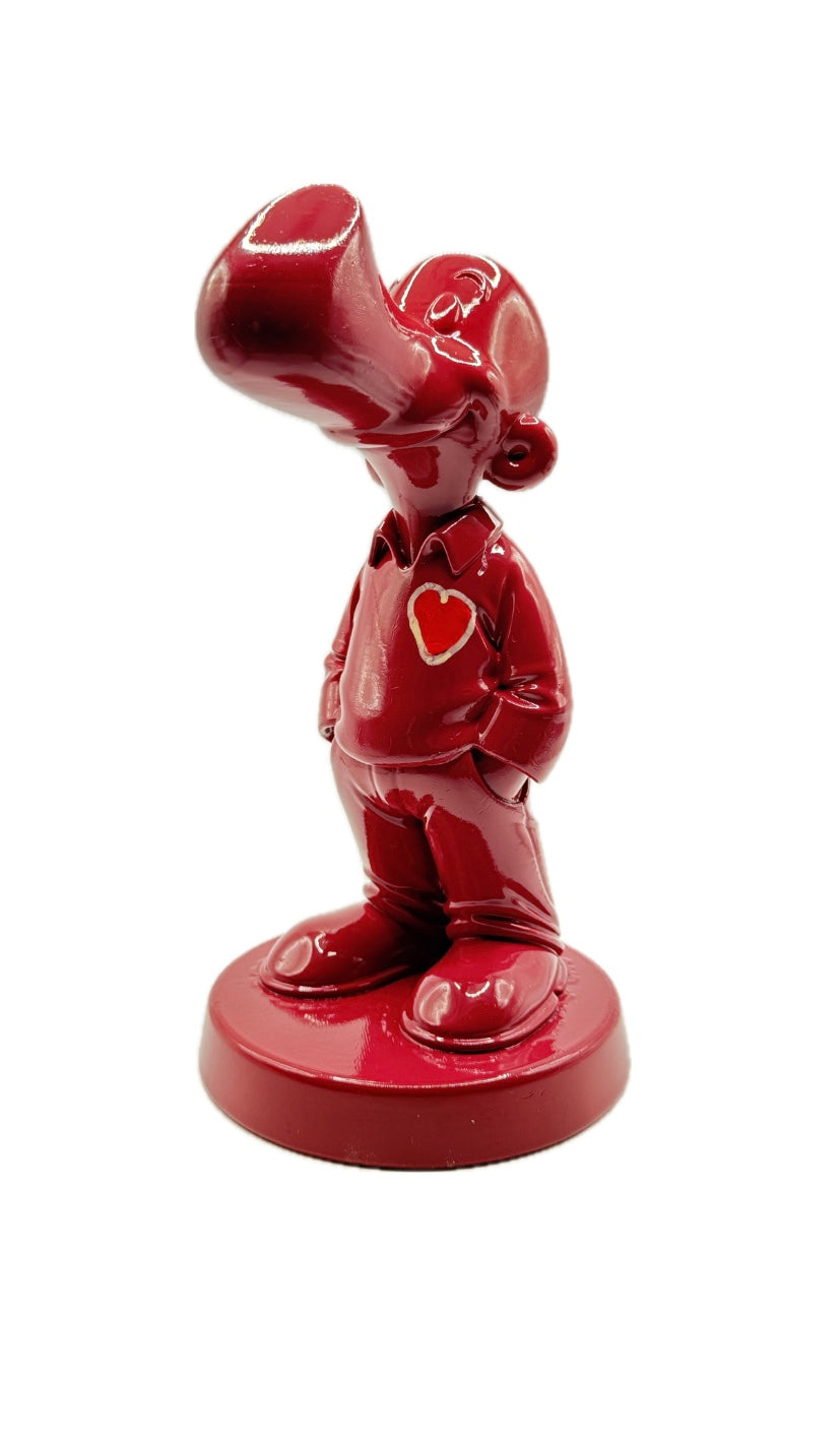Ray Skulptur - Rot mit Herz