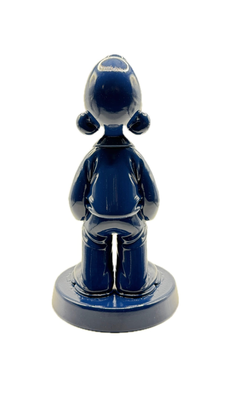 Ray Skulptur - Blau mit Herz