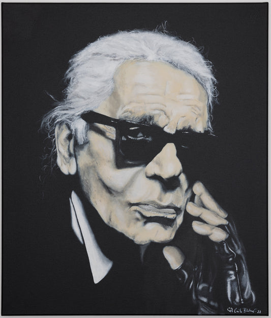 Karl Lagerfeld im Original