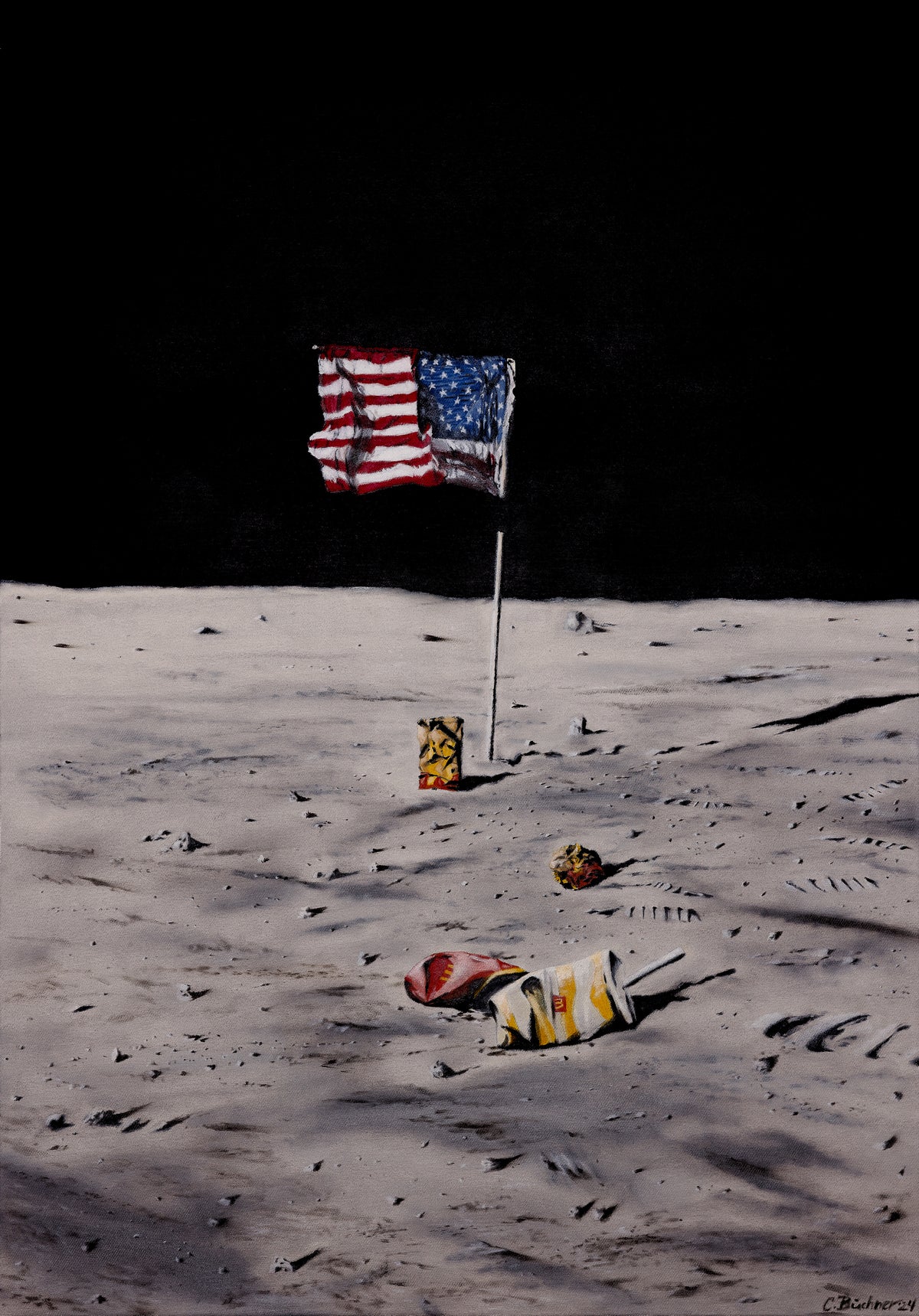 McFlag (Serie: to the MOON and beyond)