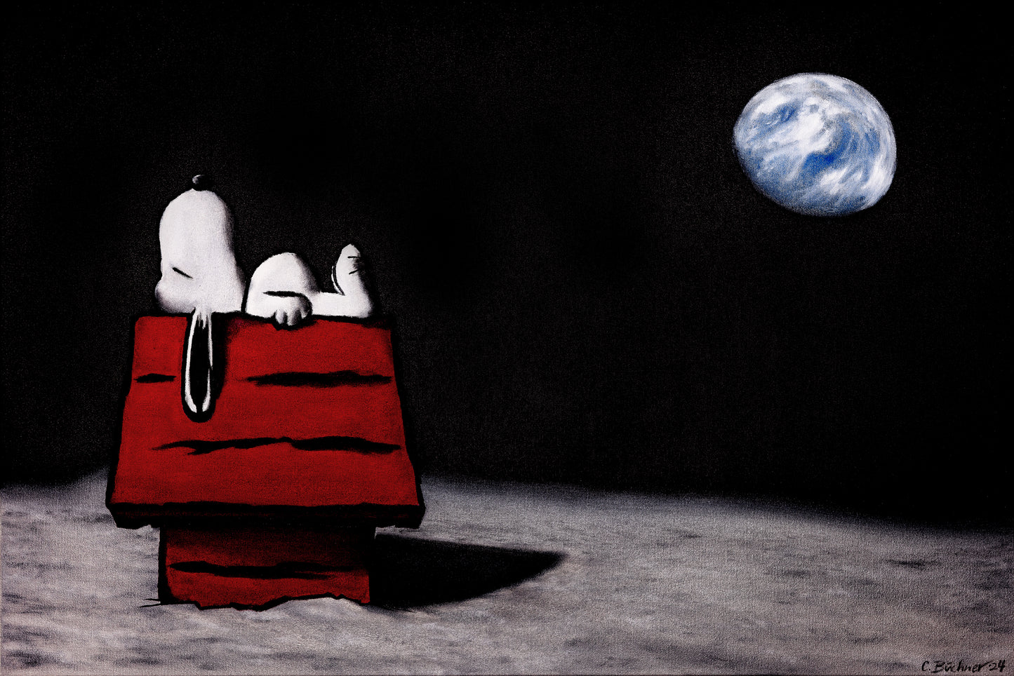 Snoopy auf dem Mond (Serie: to the MOON and beyond)
